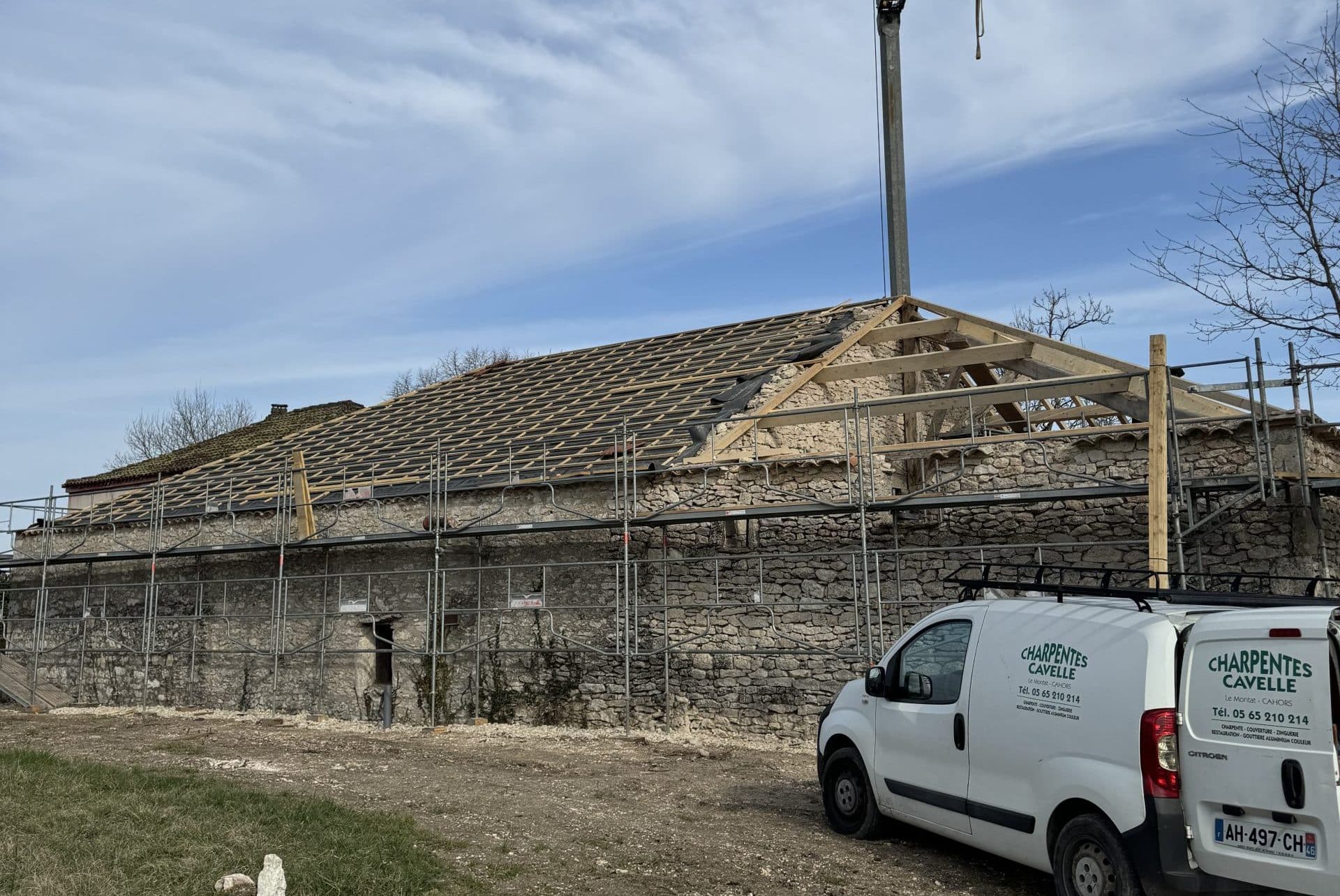 Travaux de couverture à Cahors dans le Lot